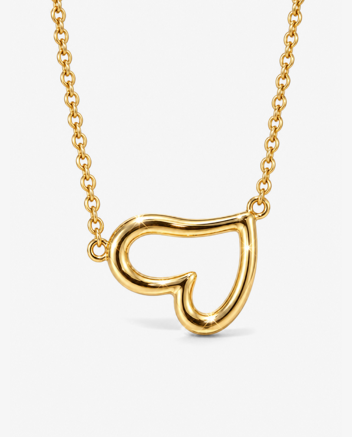 Floating Heart Necklace