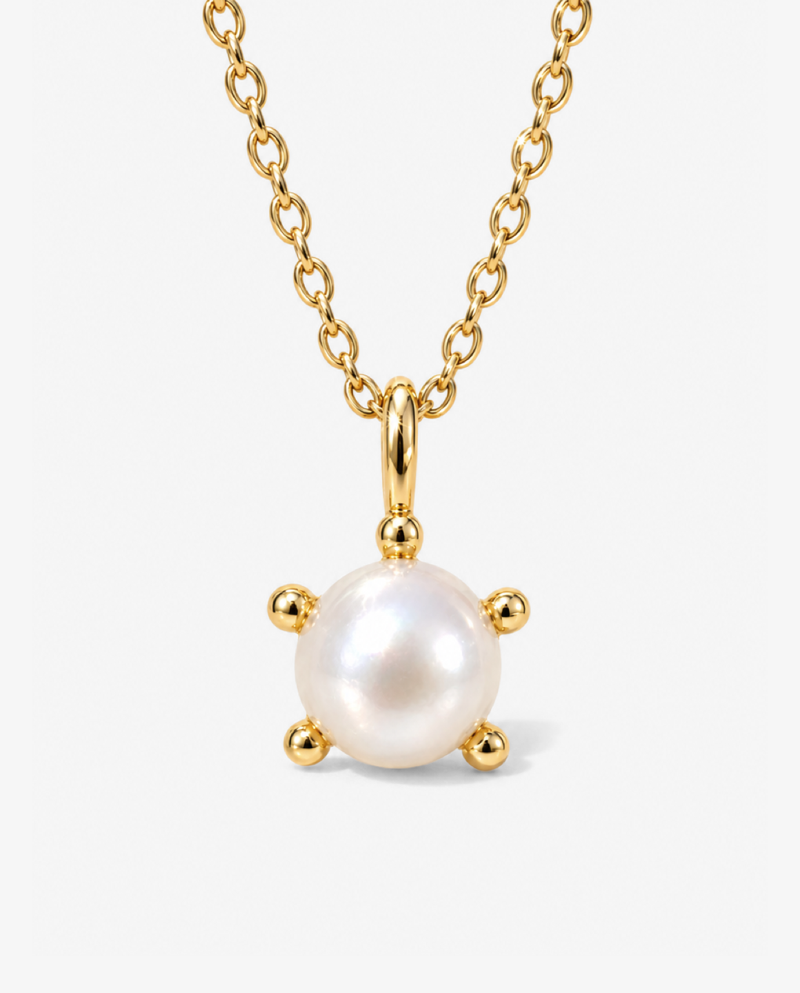 Star Pearl Pendant Necklace