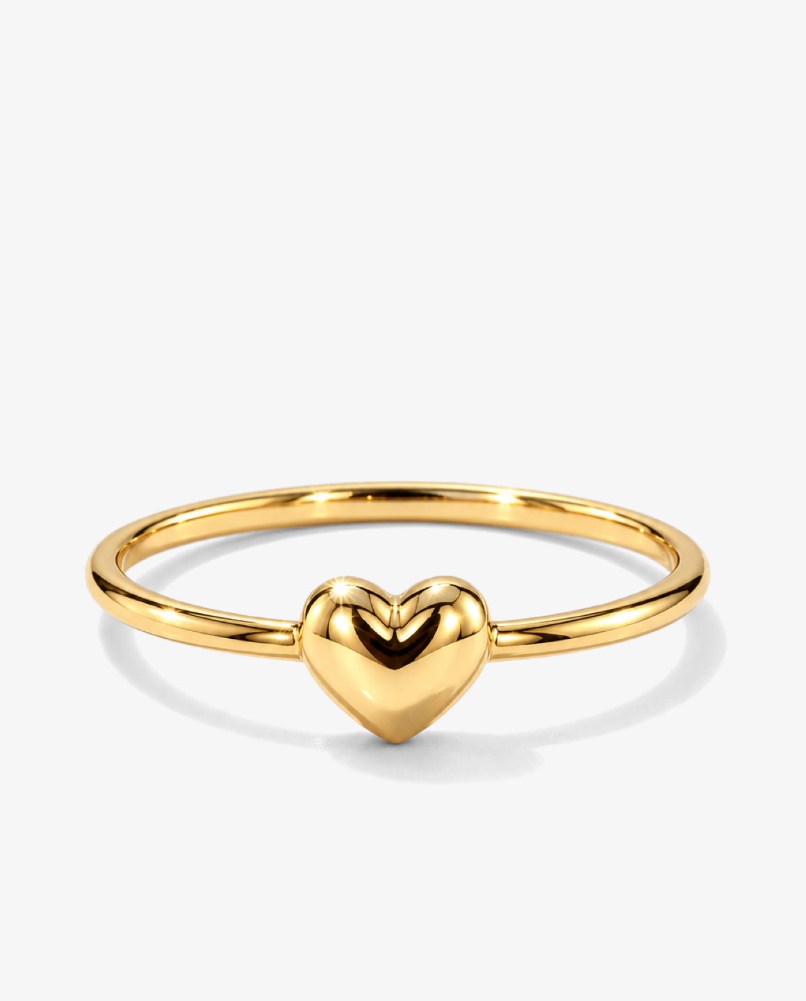 Minimal Heart Ring