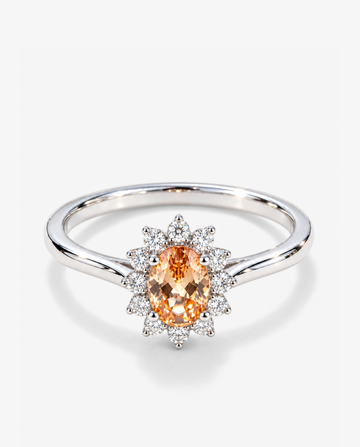 Golden Crystal Ring
