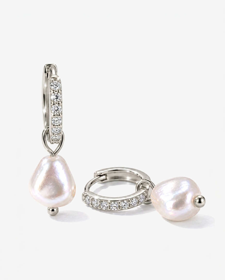 Baroque Pearl Drop Earrings