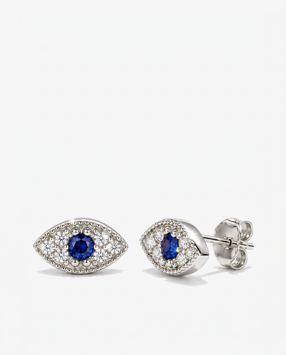 Evil Eye Stud Earrings