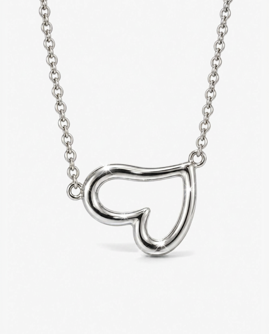 Floating Heart Necklace