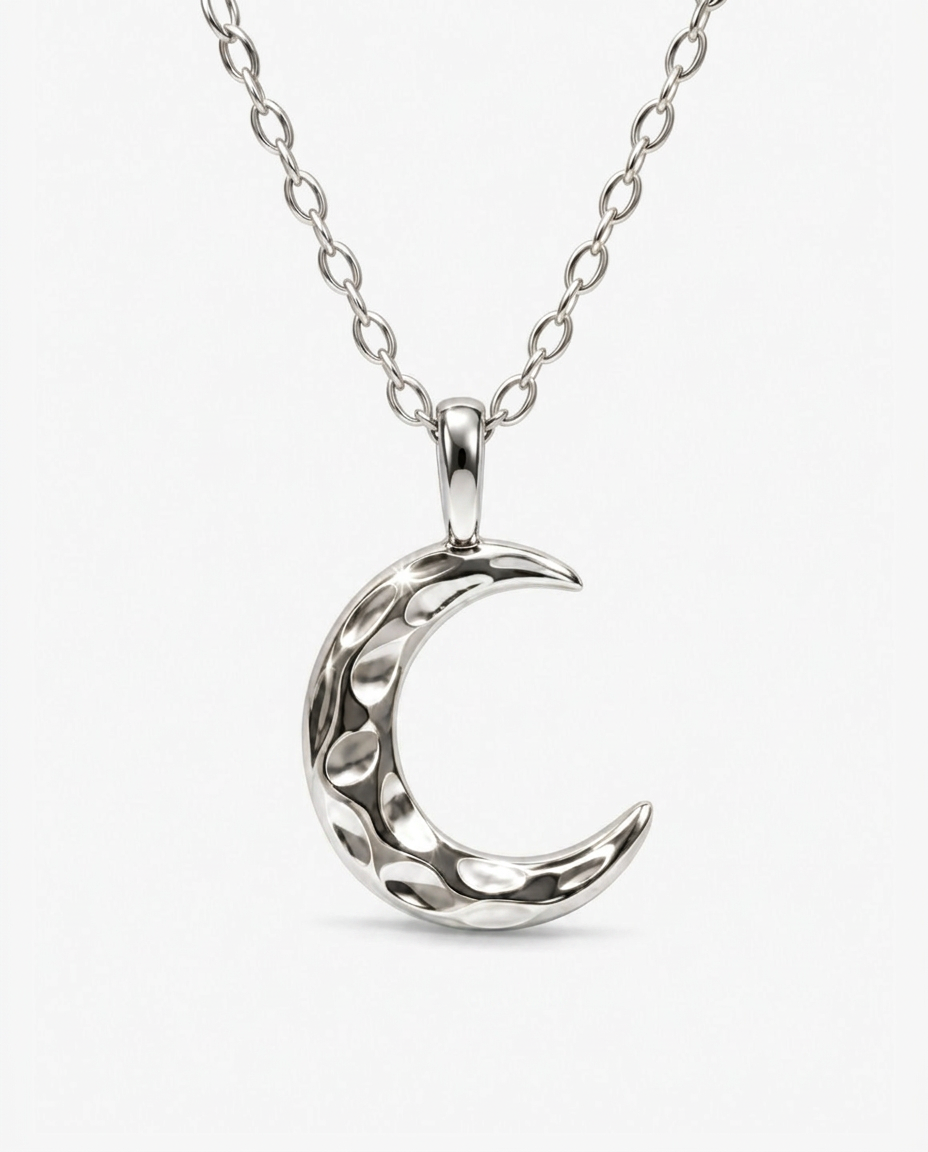 Half Moon Pendant Necklace