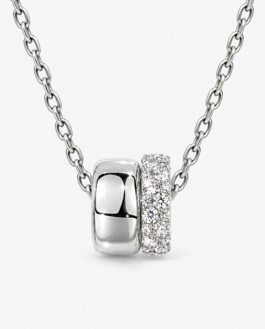 Ring Duo Necklace