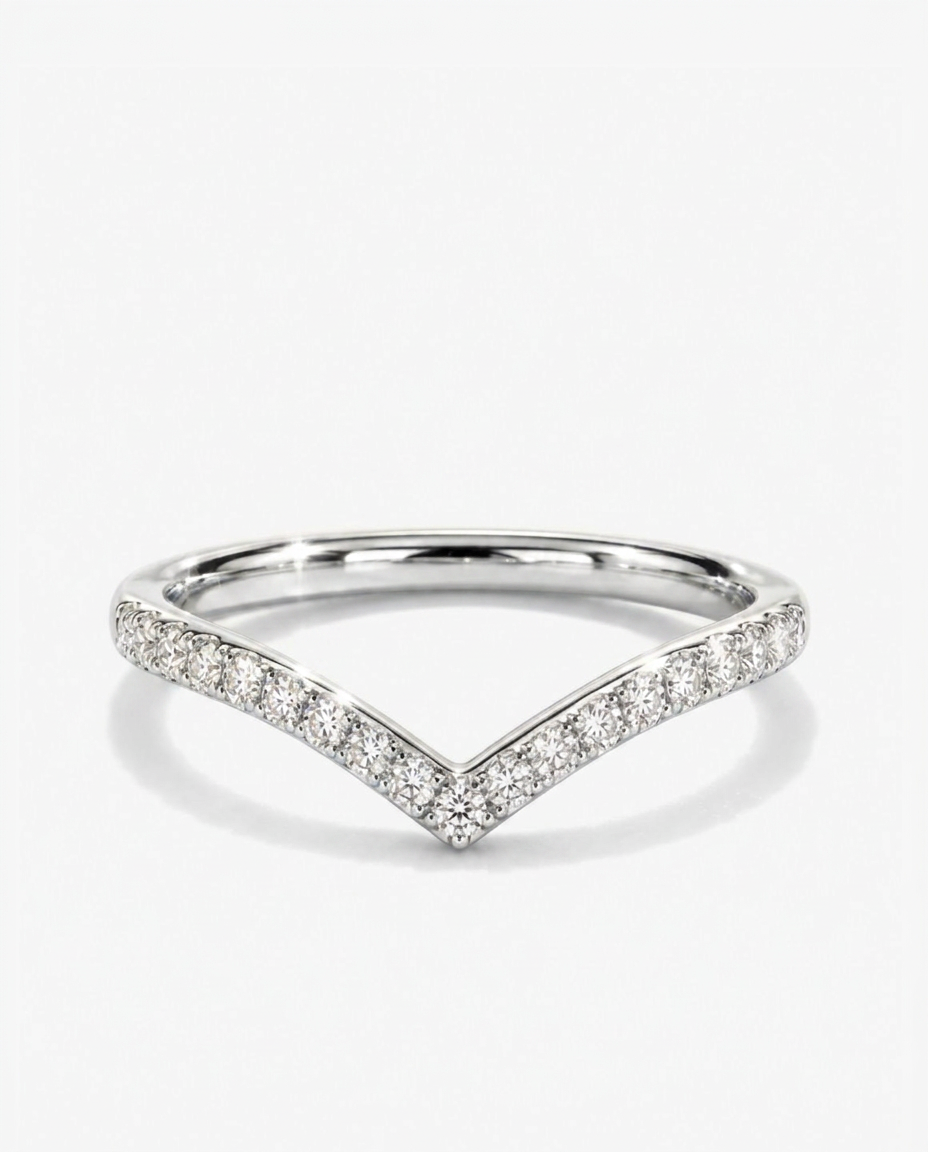 Wishbone Pavé Ring