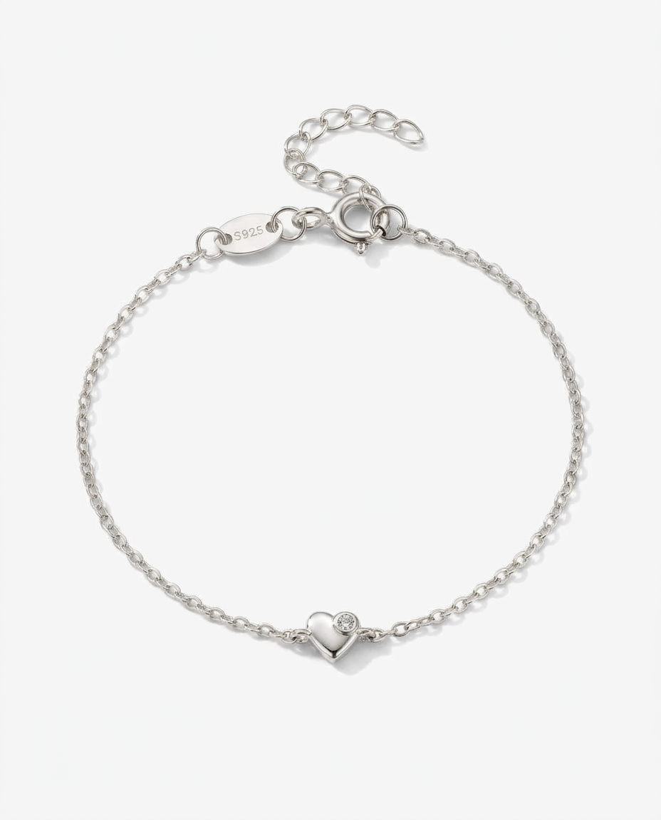 Heart Zircon Bracelet