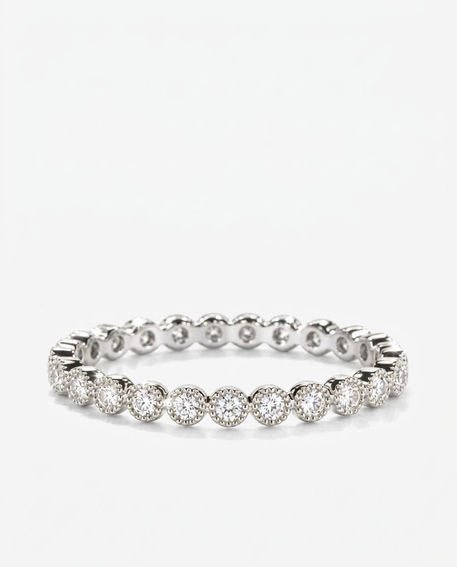 Milgrain Eternity Ring