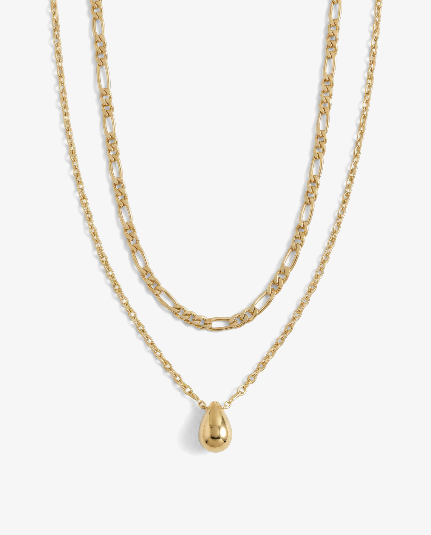Pear & Figaro Necklace Set