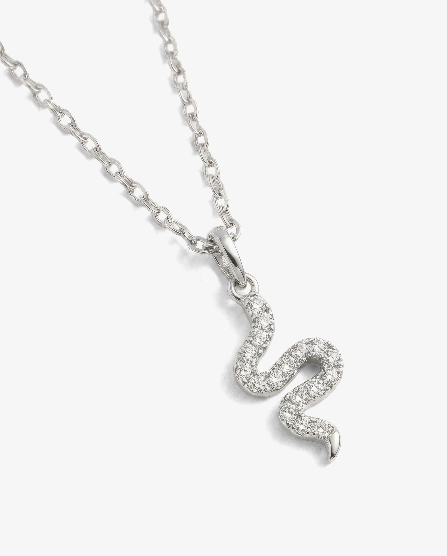 Serpentine Pendant Necklace