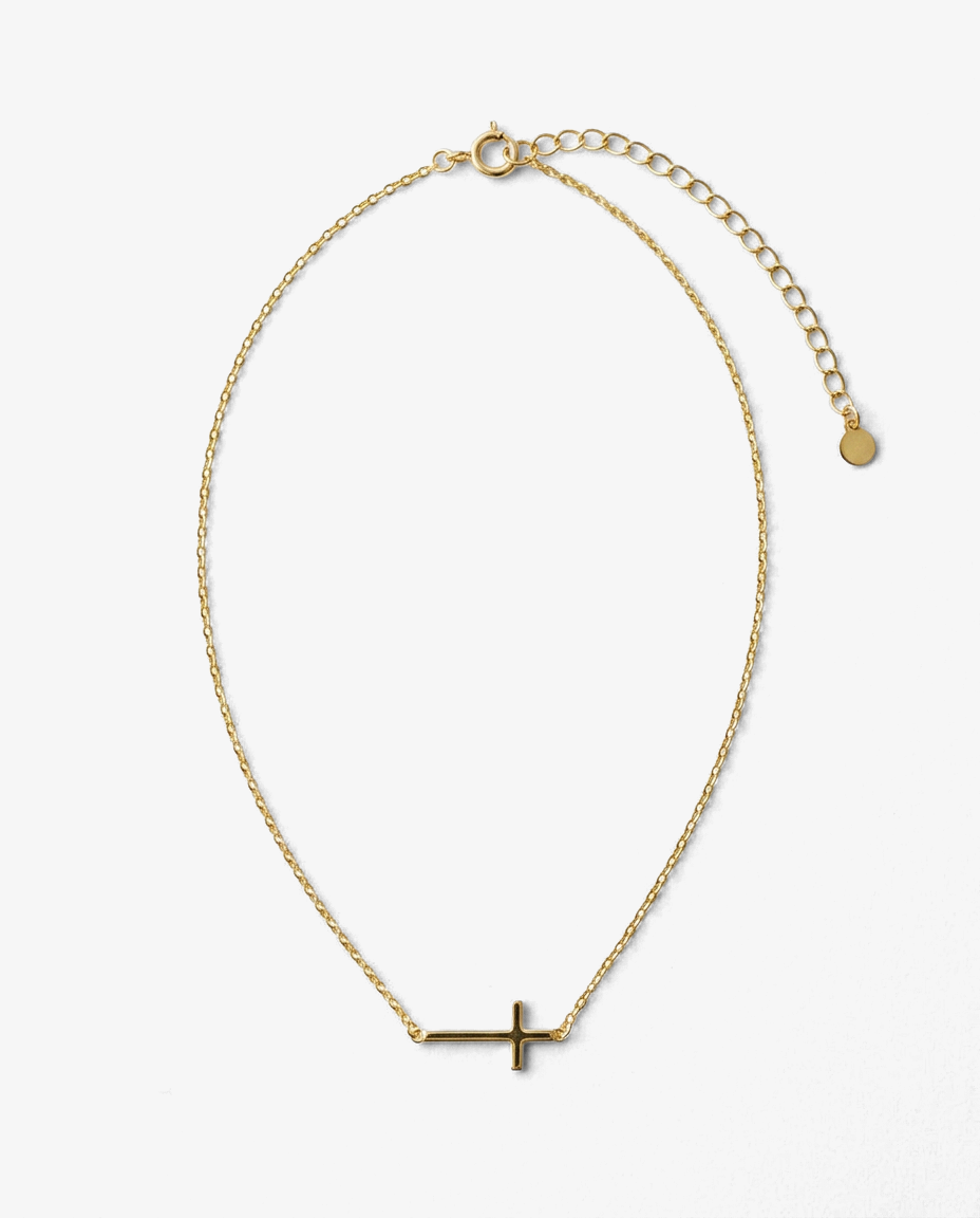 Orizzontale Cross Necklace