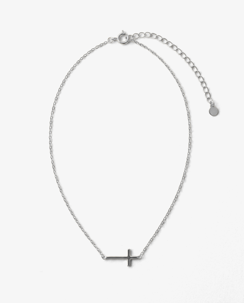 Orizzontale Cross Necklace