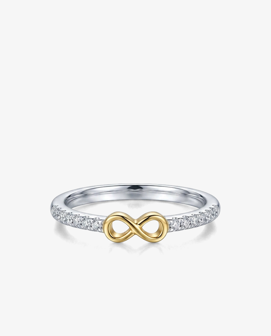 Infinity & Heart Ring