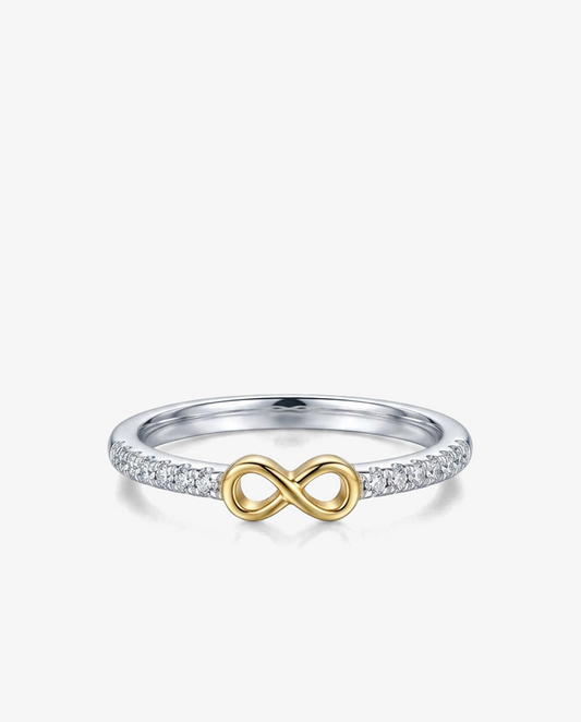 Infinity & Heart Ring