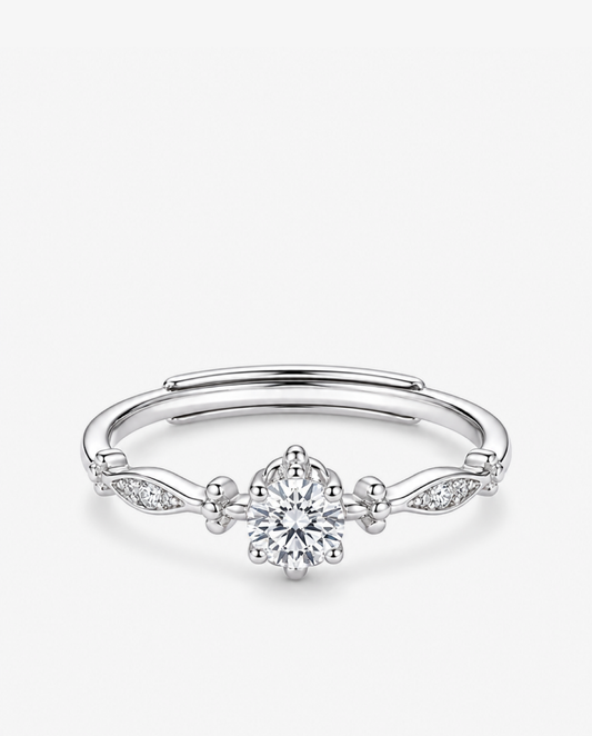 Zircon Solitaire Open Ring