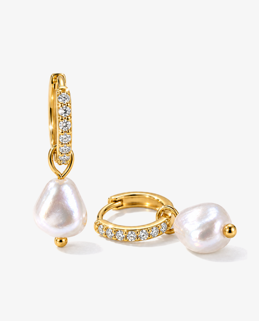 Baroque Pearl Drop Earrings