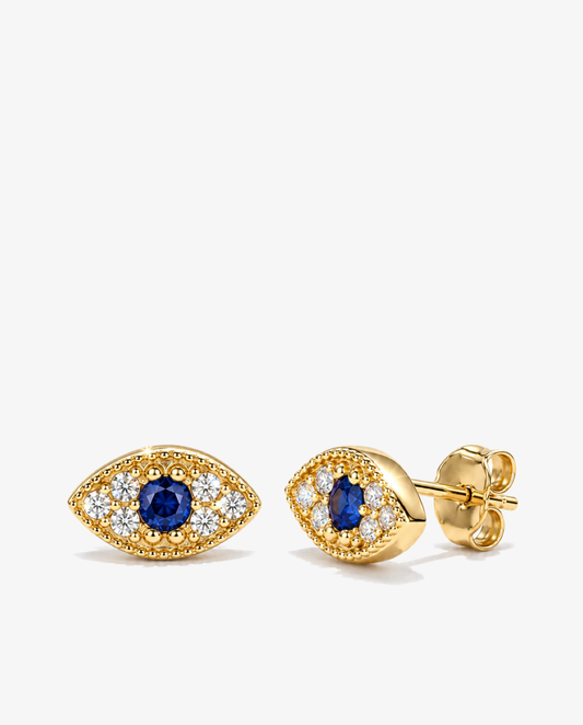 Evil Eye Stud Earrings