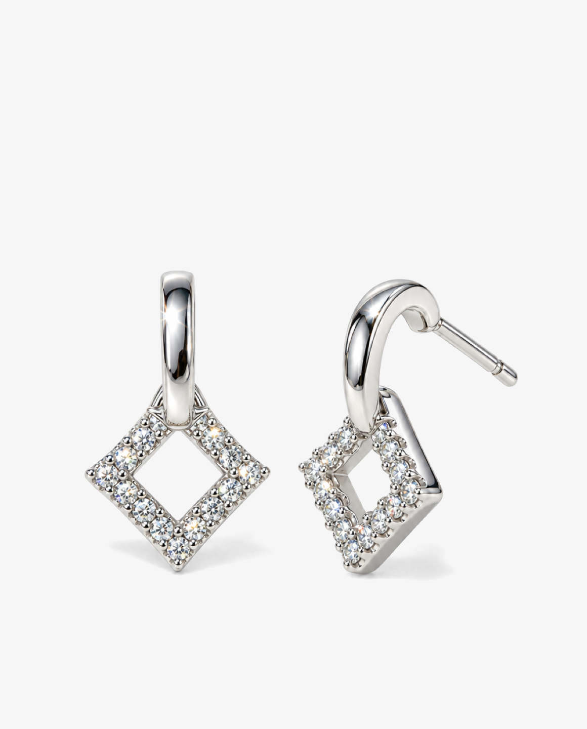 Pavé Kite Drops