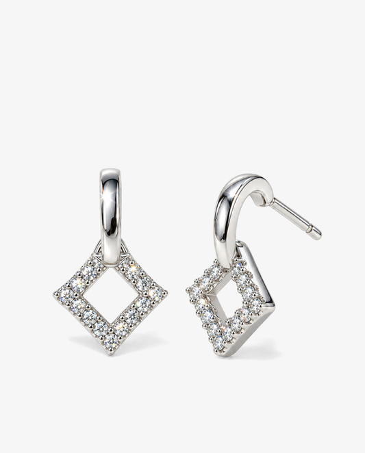 Pavé Kite Drops