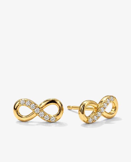 Pavé Infinity Studs