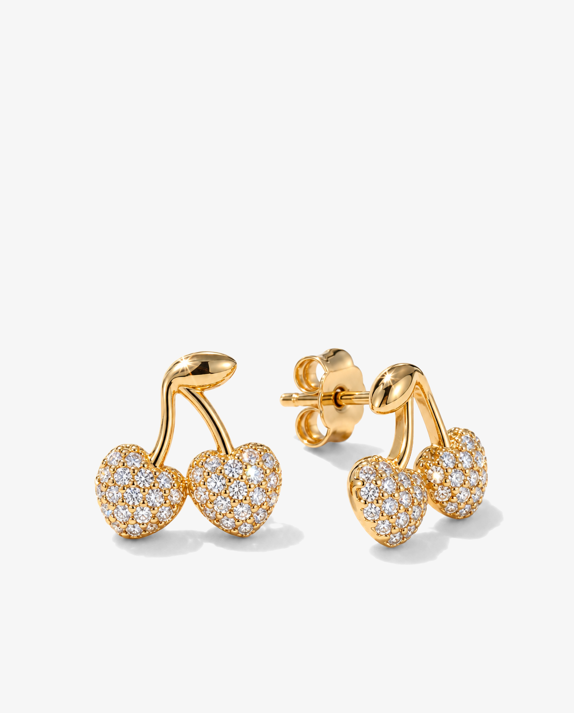 Sparkling Cherry Studs