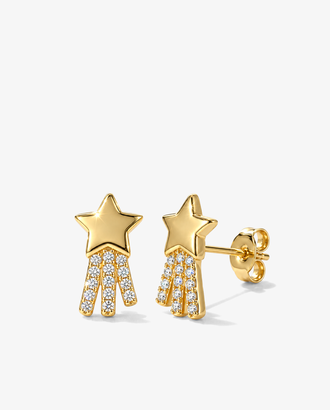 Shooting Star Stud Earrings