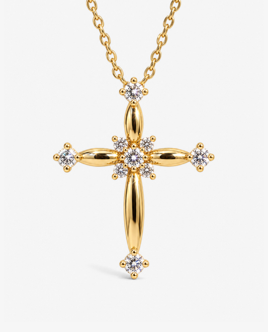 Blossom Cross Necklace