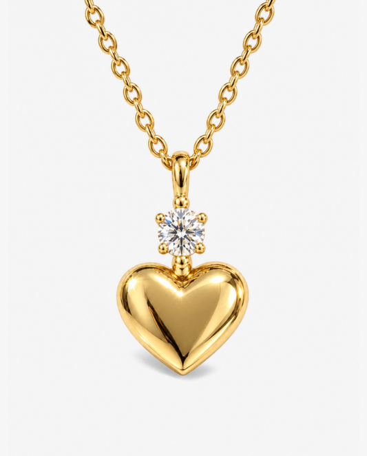 Sparkle Heart Pendant Necklace