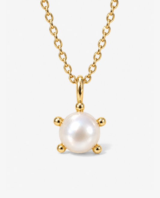 Star Pearl Pendant Necklace