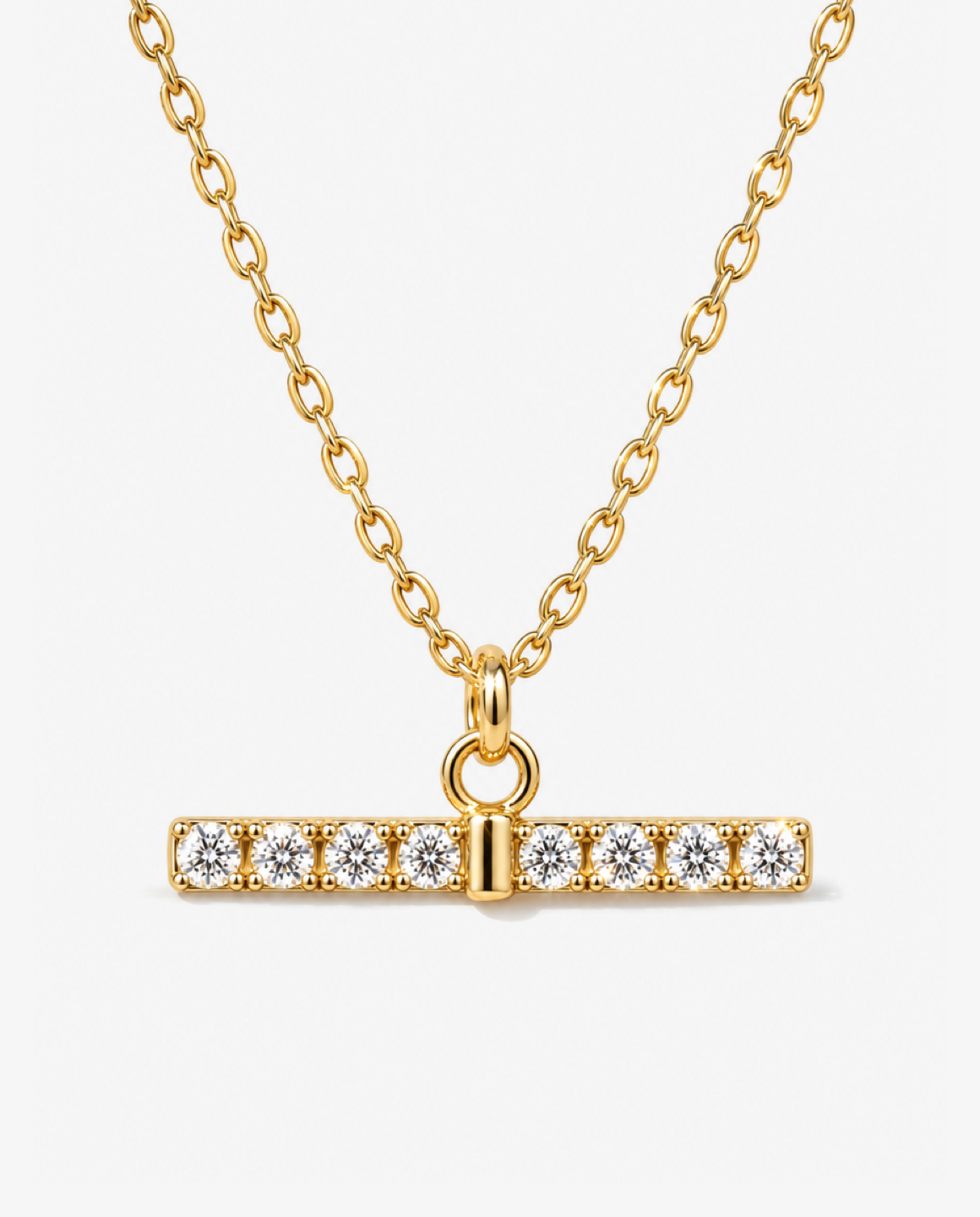 Pavé Bar Necklace