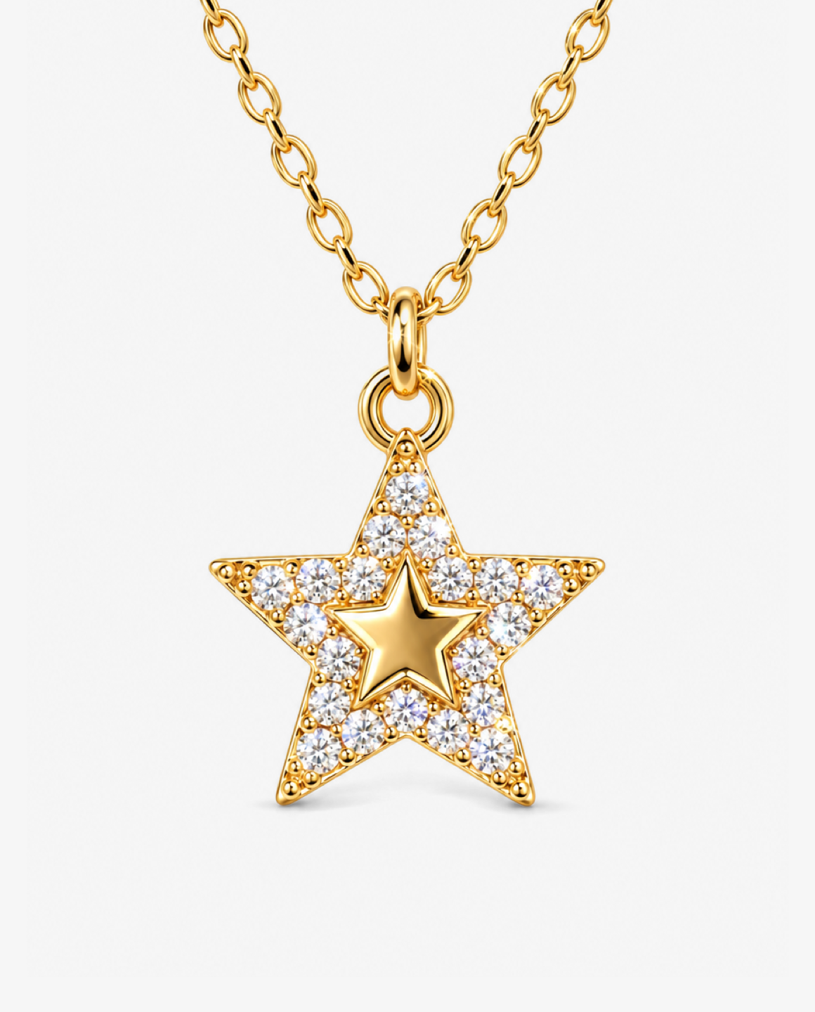 Pavé Star Necklace