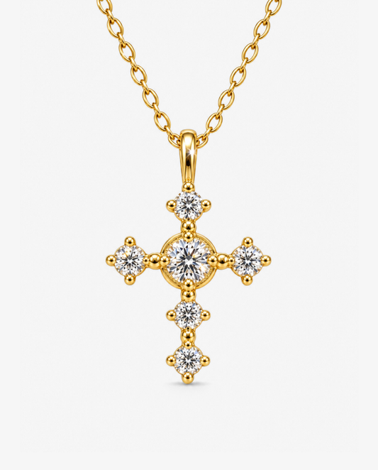 Crown Cross Necklace
