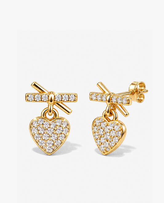 Sweetheart Drop Studs