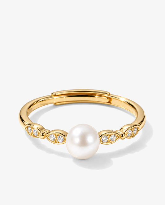 Pearl Marquise Ring