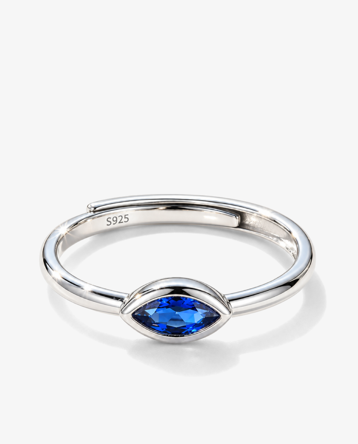 Blue Marquise Ring
