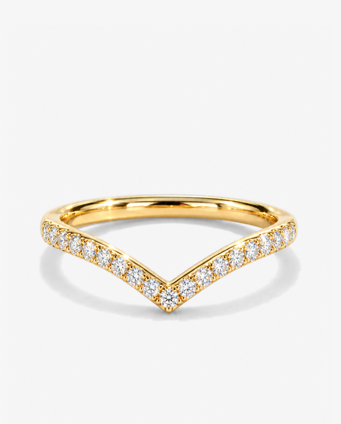 Wishbone Pavé Ring