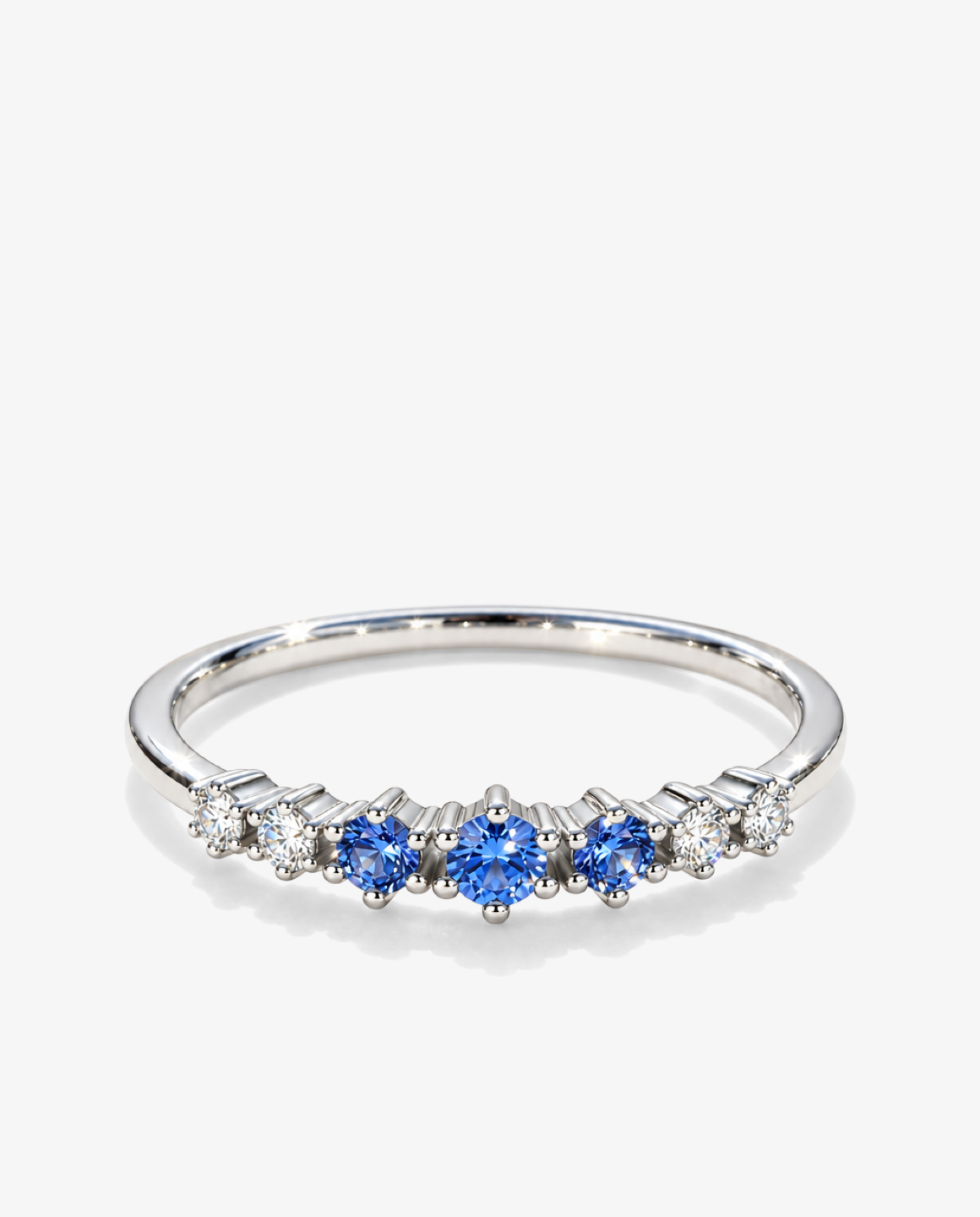 Blue Zircon Ring