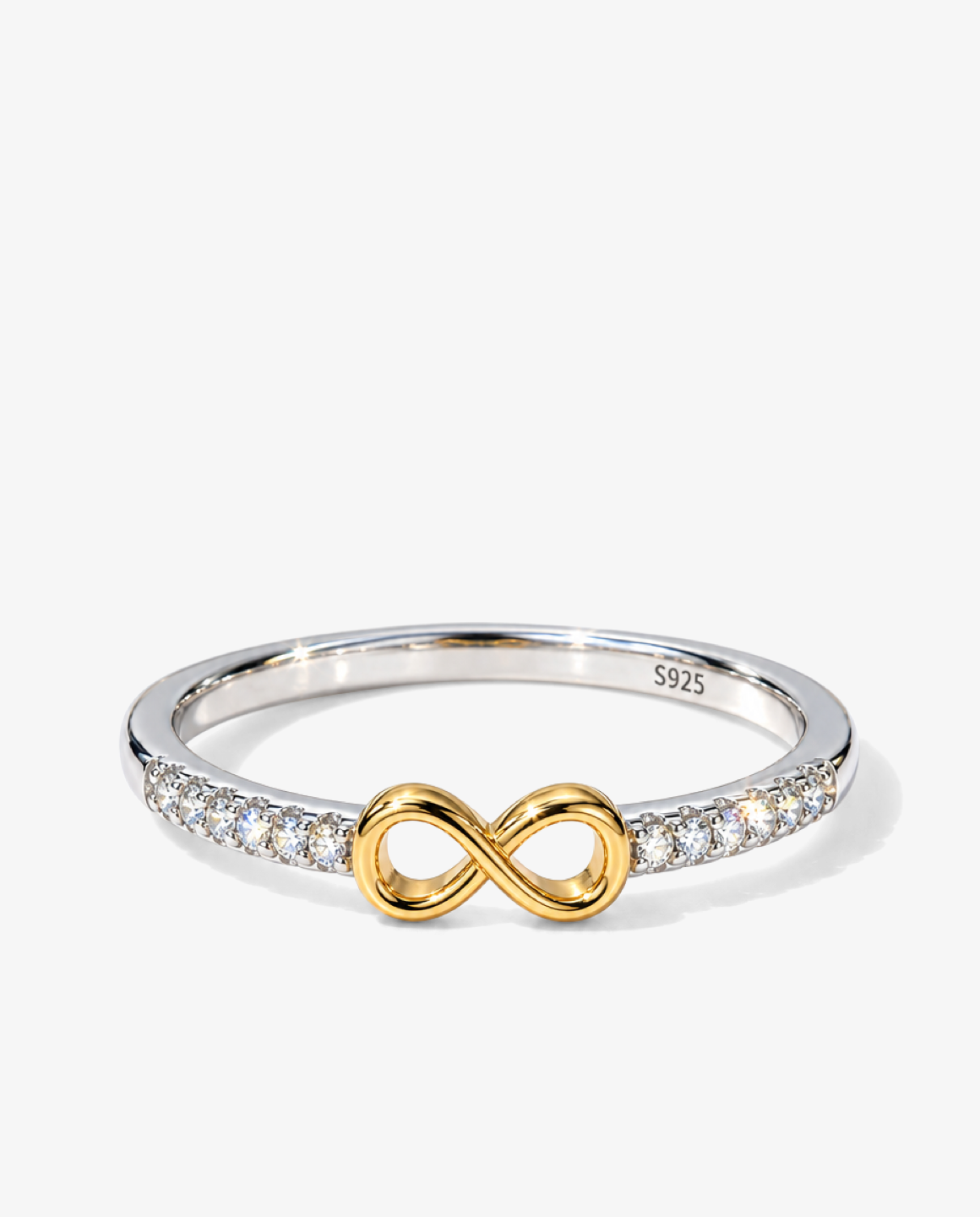 Infinity & Heart Ring