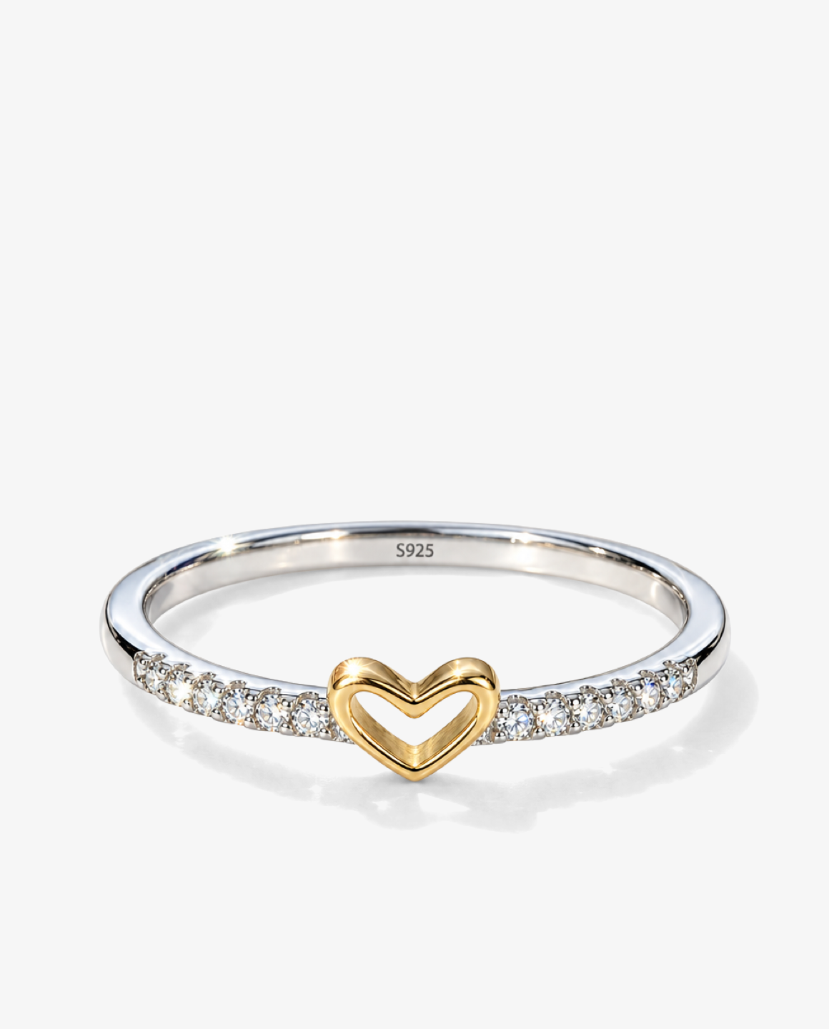 Infinity & Heart Ring