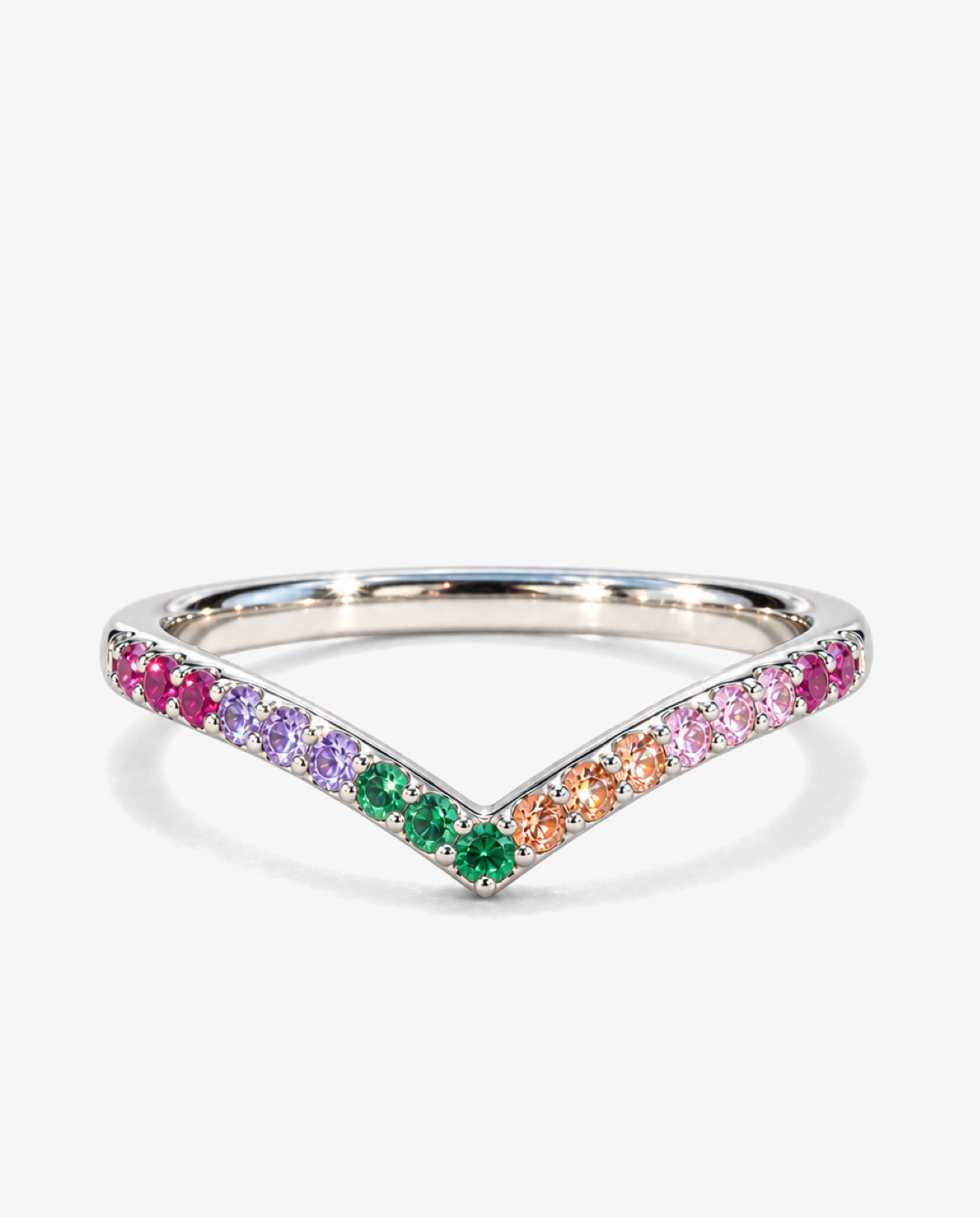 Wishbone Pavé Ring