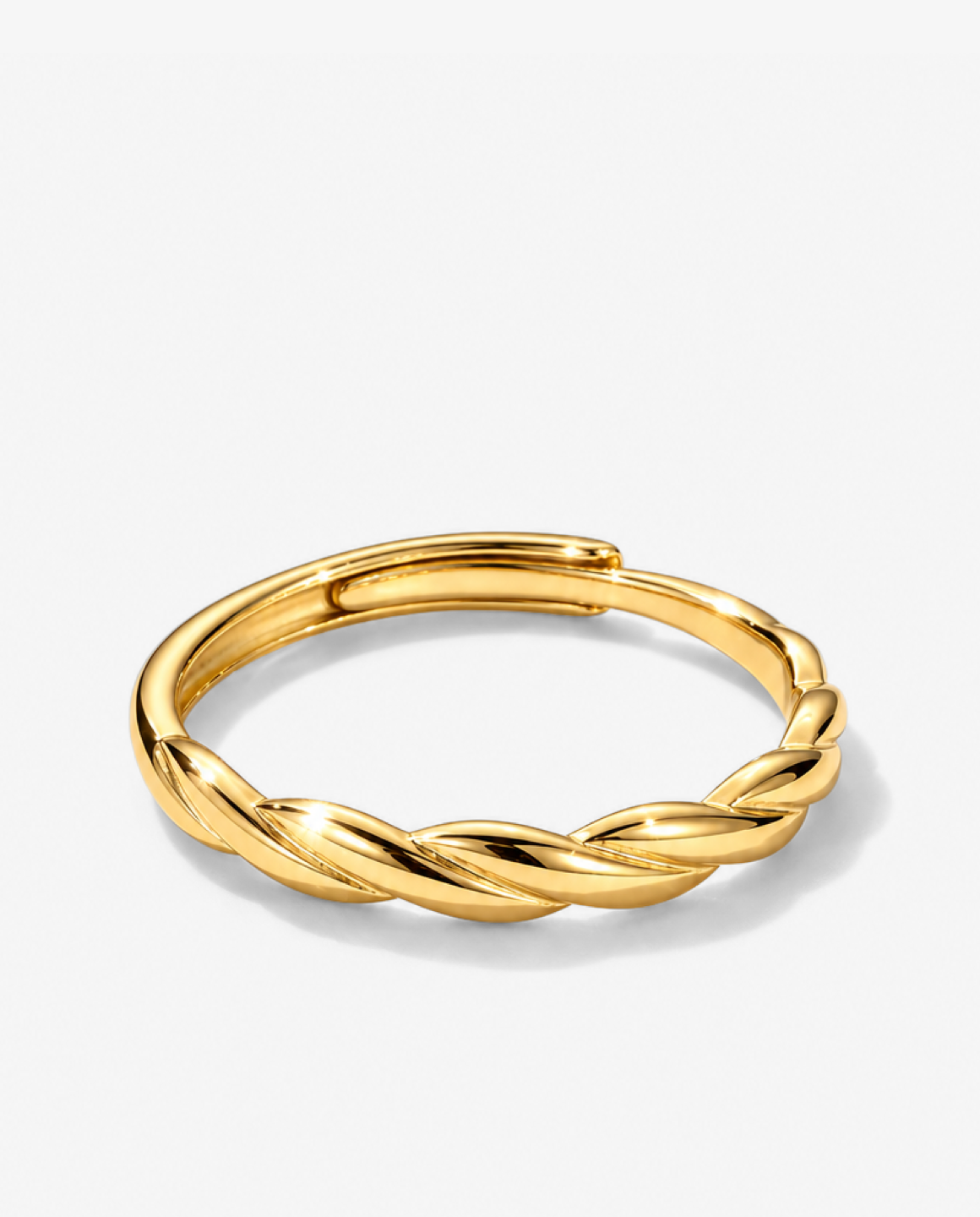 Adjustable Waves Ring