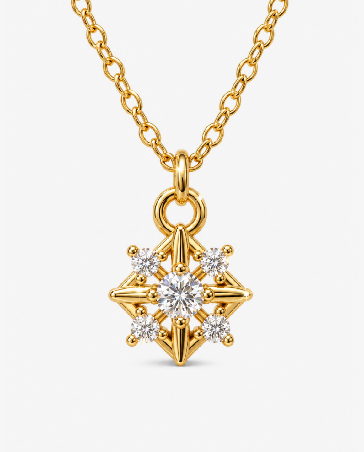 Starburst Pendant Necklace