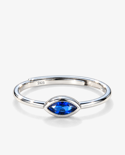 Blue Marquise Ring