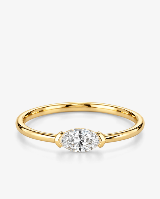 Marquise Solitaire Ring