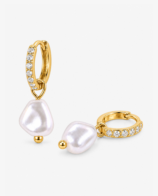 Baroque Pearl Drop Earrings