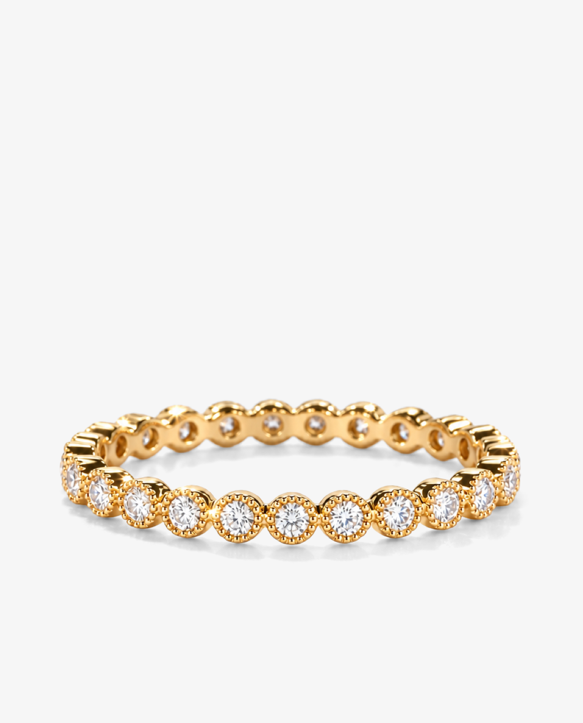 Milgrain Eternity Ring