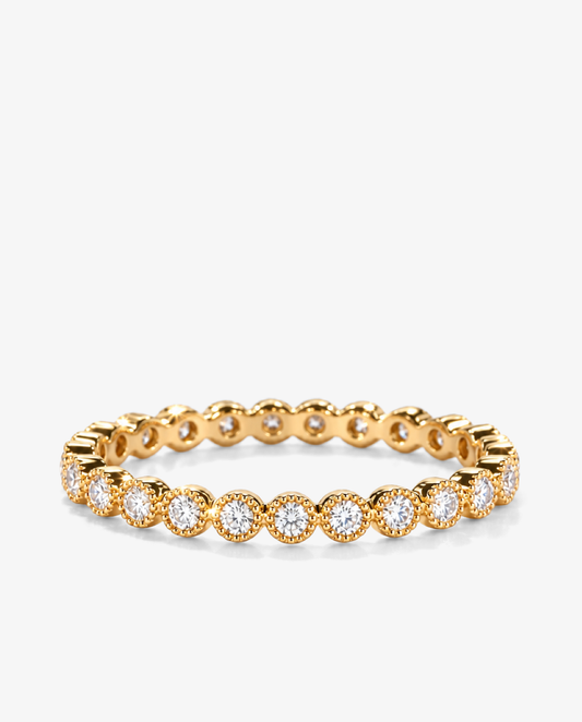 Milgrain Eternity Ring