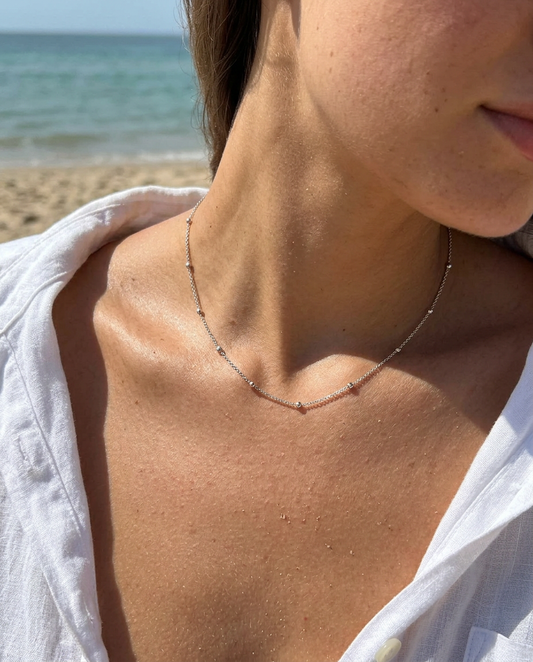 Beaded Cable Chain Necklace