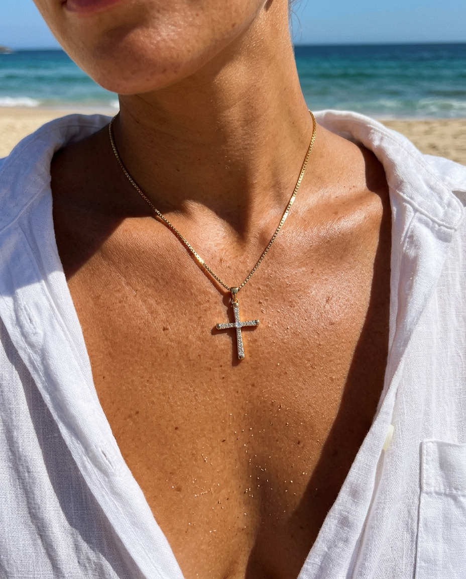Verona Cross Necklace