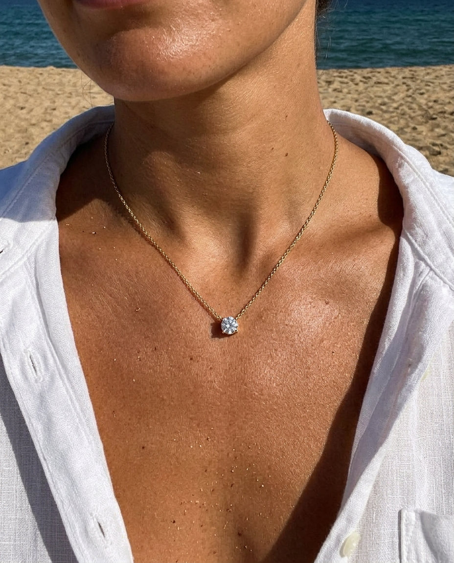 Solitaire Necklace